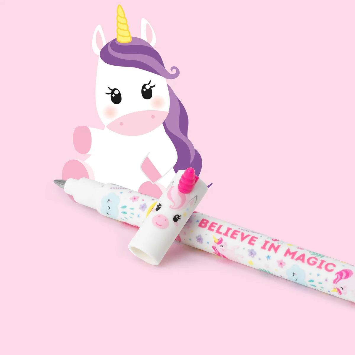 Fab Gifts | Legami Erasable Pen - Unicorn - Pink  by Weirs of Baggot Street