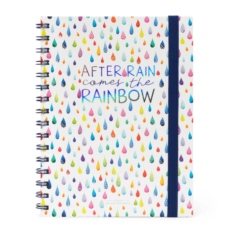 Back to School | Legami Large Spiral Notebook After Rain Weirs of Baggot St