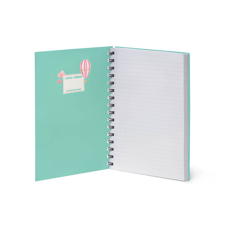 Back to School | Legami Large Spiral Notebook Air Balloon Weirs of Baggot St