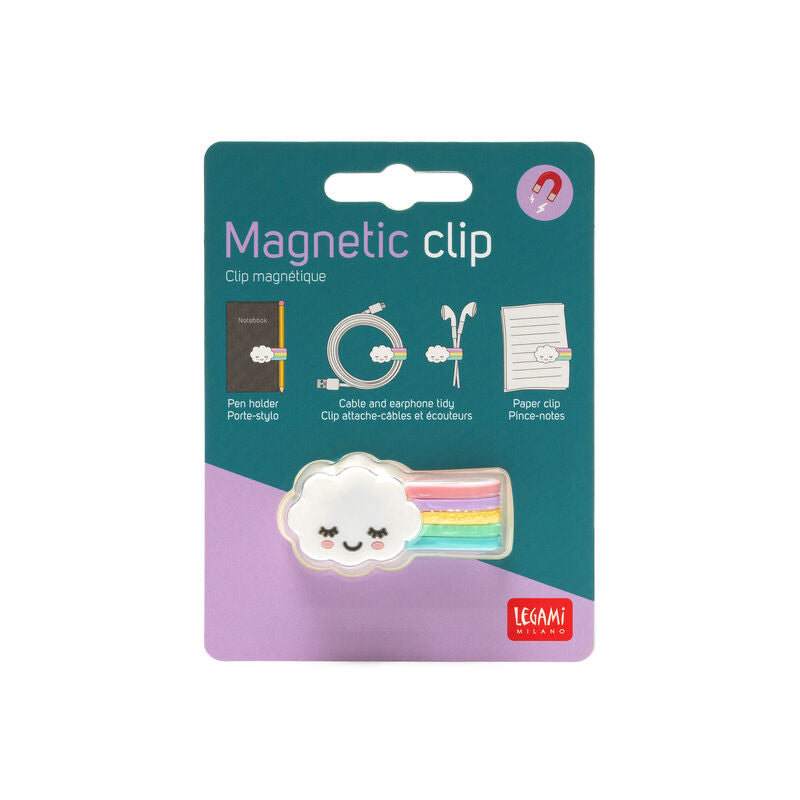 Tech | Legami Magnetic Clip - Rainbow by Weirs of Baggot St