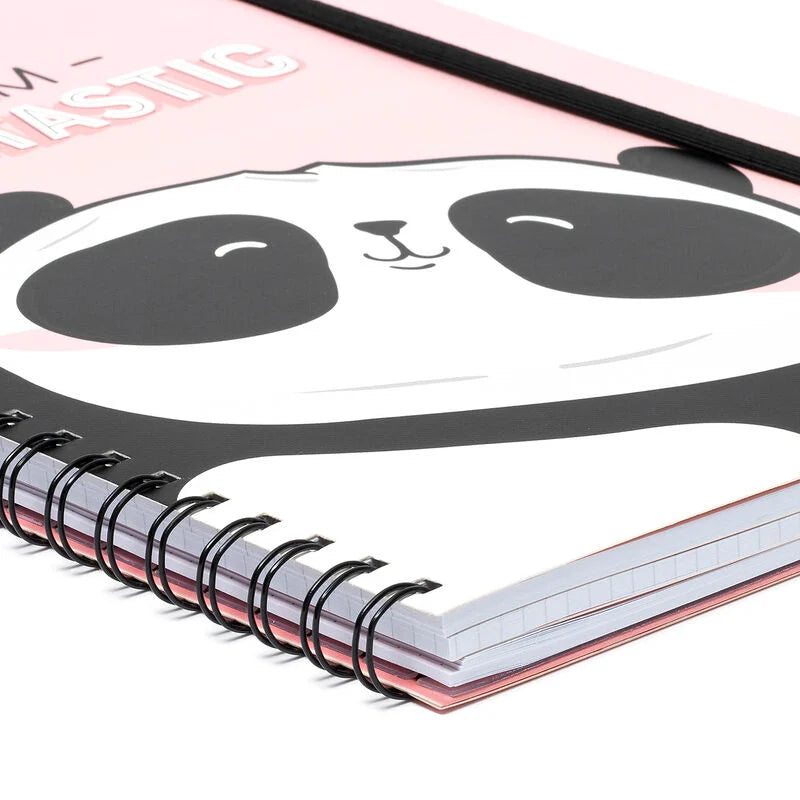 Back to School | Legami Maxi Trio Spiral Notebook Panda by Weirs of Baggot St