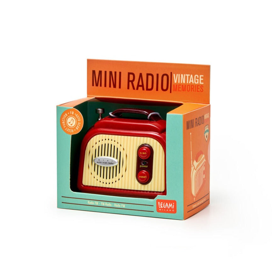 Gift | Legami Mini Portable FM Radio by Weirs of Baggot Street