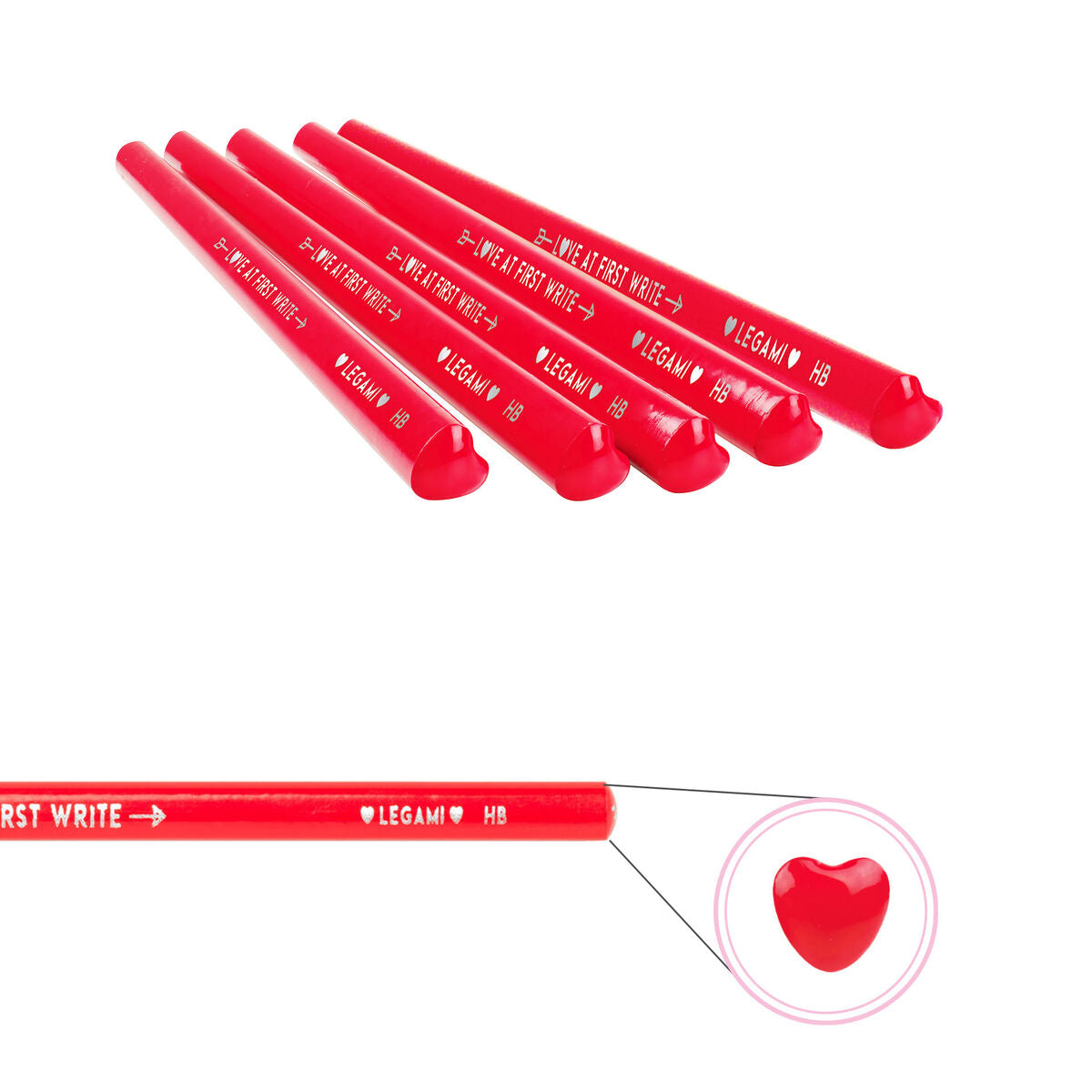 Back to School | Legami Pencil - Love At First Write - Heart by Weirs of Baggot St