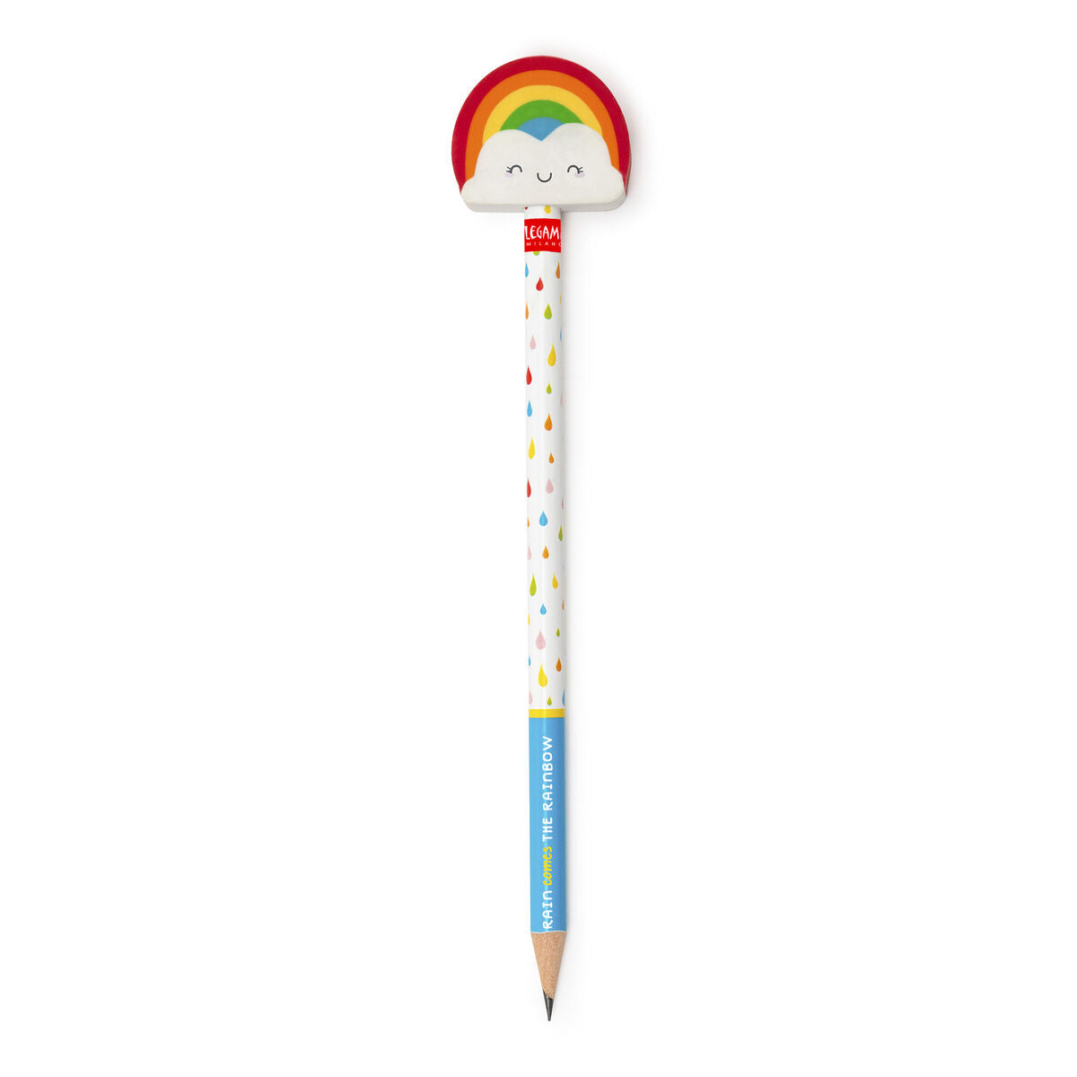Back to School | Legami Pencil With Eraser Rainbow Weirs of Baggot St