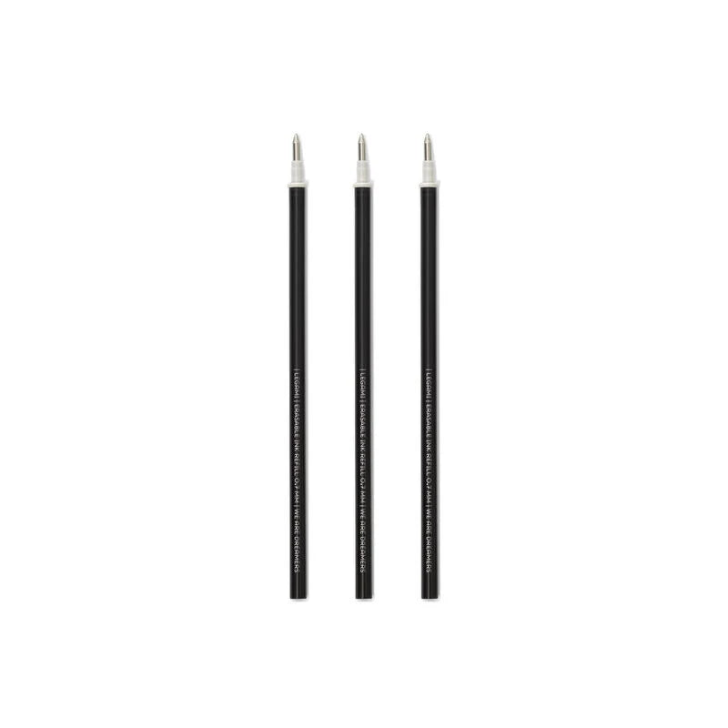 Stationery | Legami Refill Erasable Pen - Black 3pk by Weirs of Baggot St