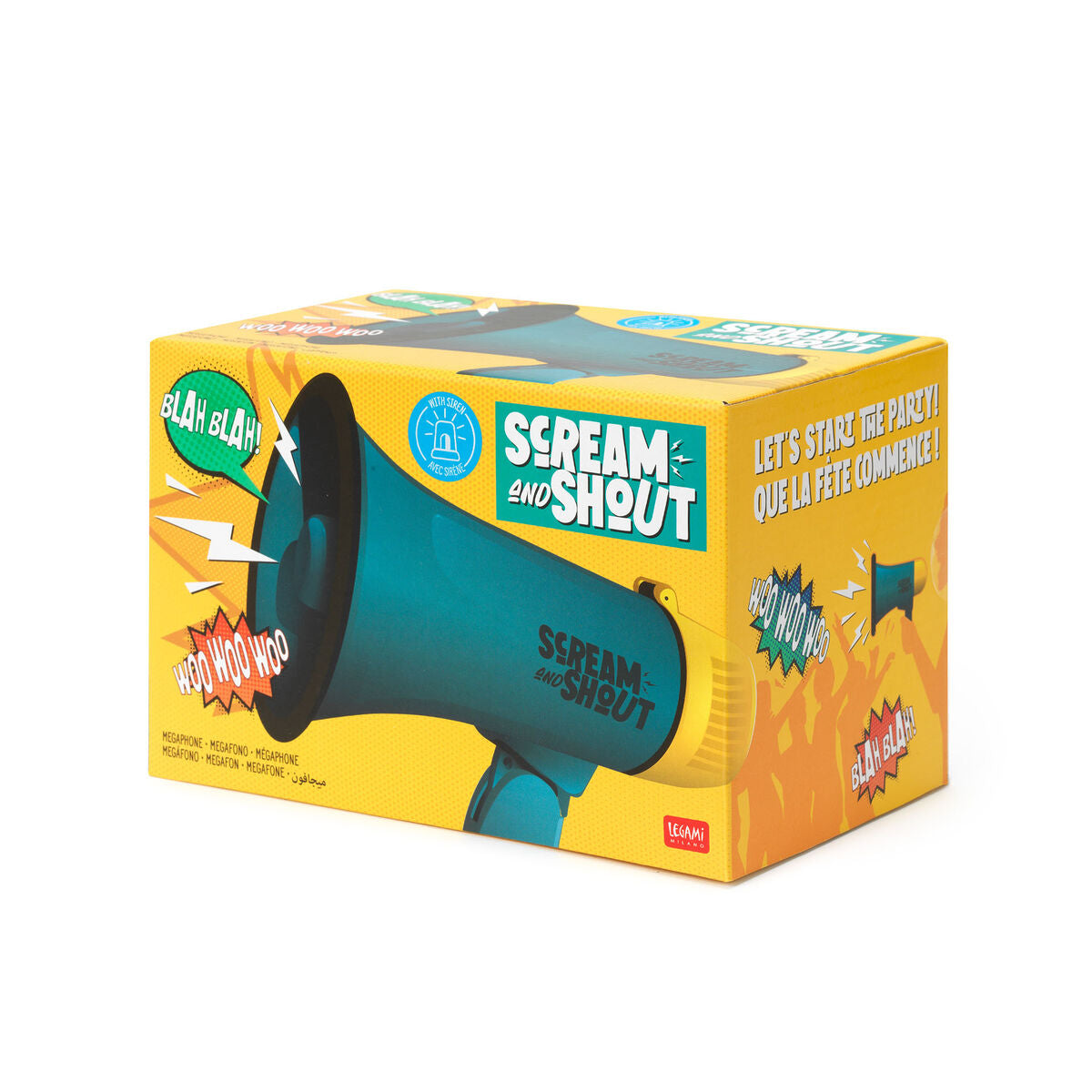 Fab Gifts | Legami Scream And Shout - Megaphone by Weirs of Baggot Street