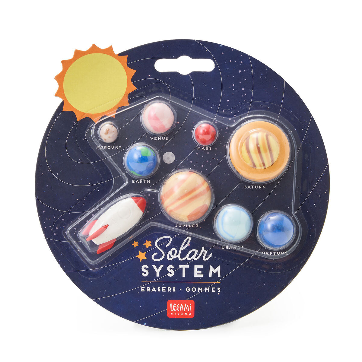Back to School | Legami Erasers - Solar System by Weirs of Baggot St