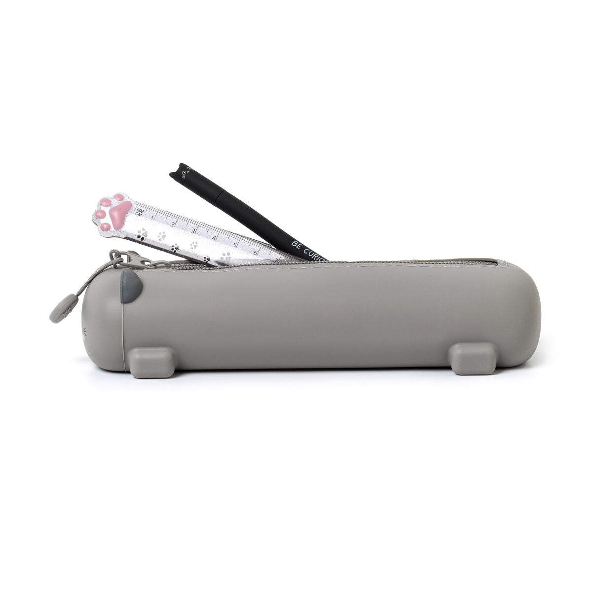 Back to School | Legami Soft Silicone Pencil Case - Kitty by Weirs of Baggot St