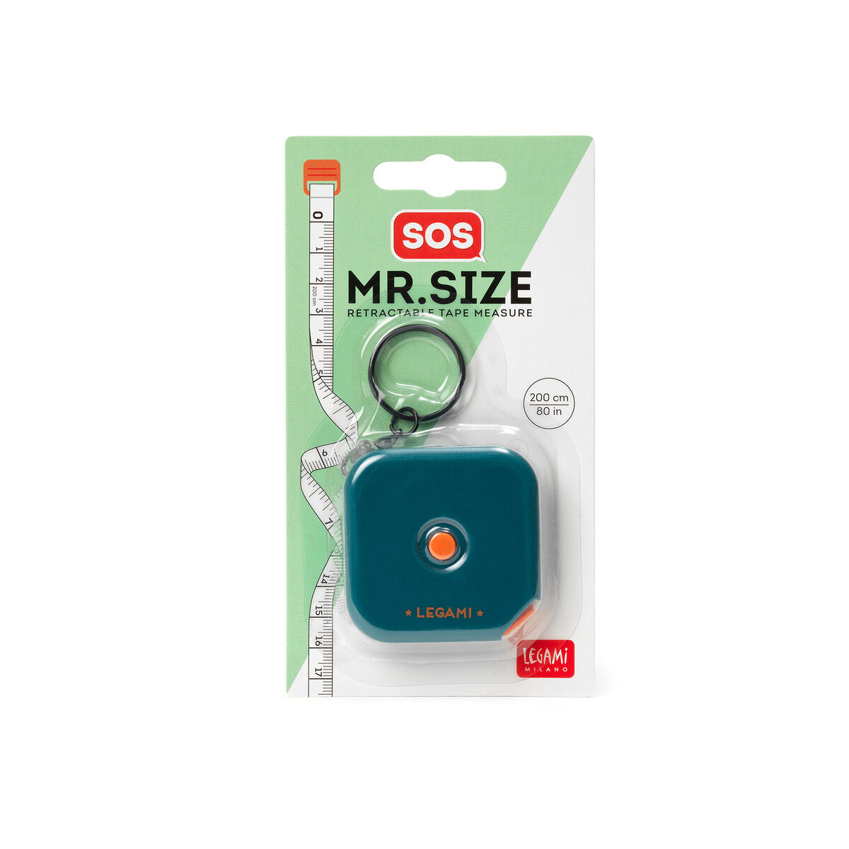 Fab Gifts | Legami Sos Mr. Size - Retractable Tape Measure by Weirs of Baggot Street