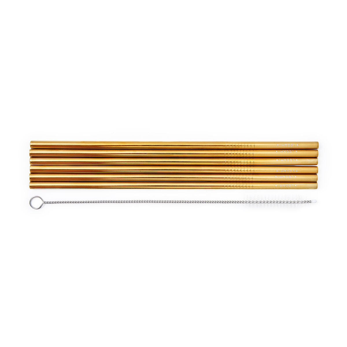 Fab Gifts | Legami Stainless Steel Straws - Set Of 6 by Weirs of Baggot Street