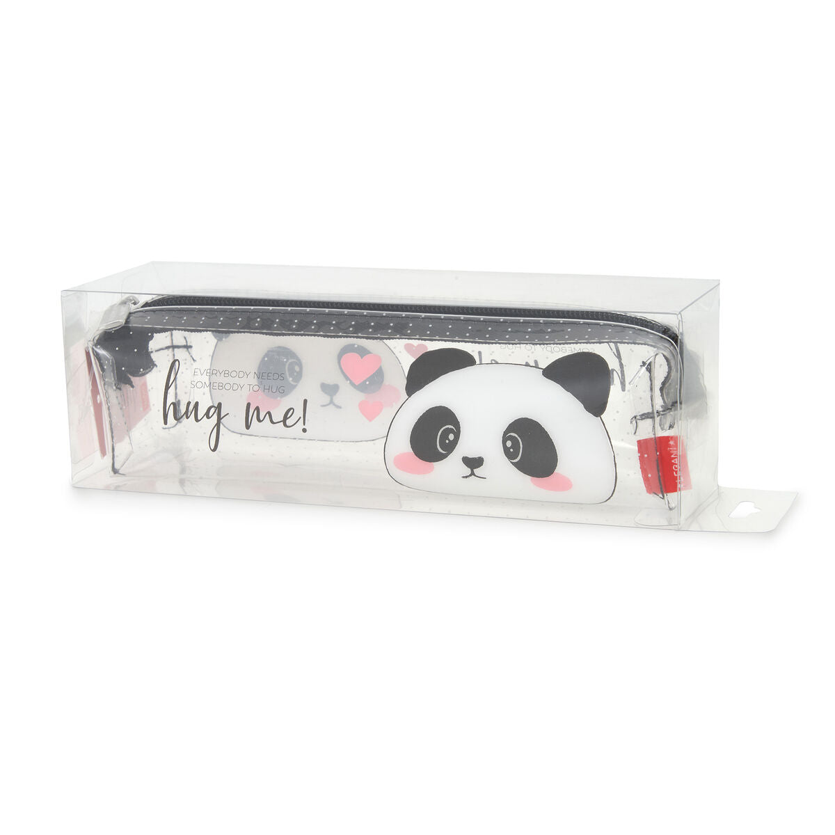 Back to School | Legami Transparent Pencil Case Panda by Weirs of Baggot St