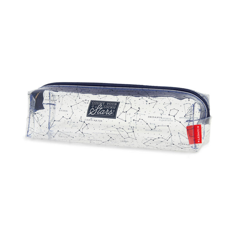 Back to School | Legami Transparent Pencil Case Stars by Weirs of Baggot St