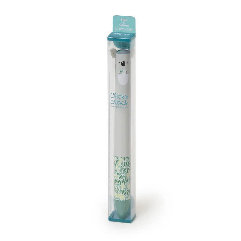 Back to School | Legami Two Colour Ballpoint Pen - Koala by Weirs of Baggot St
