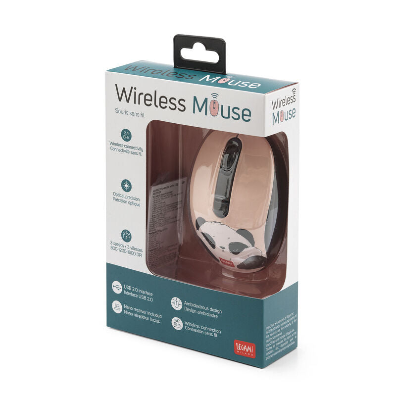 Tech | Legami Wireless Mouse USB receiver Panda by Weirs of Baggot St