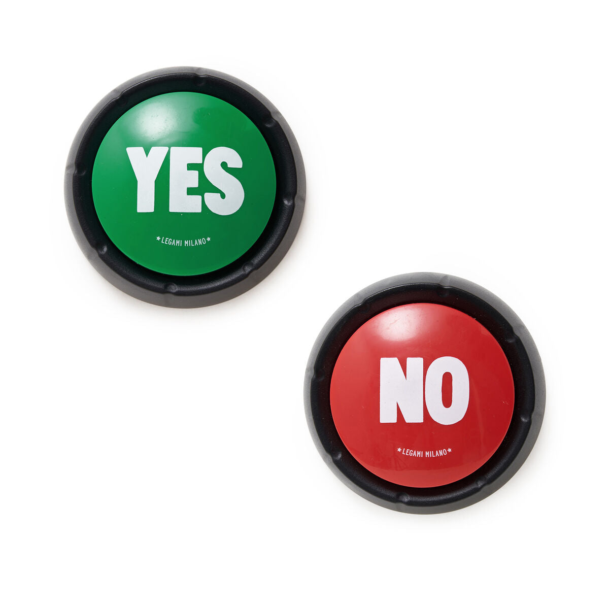 Gift | Legami Yes & No Set of two sound buttons by Weirs of Baggot St