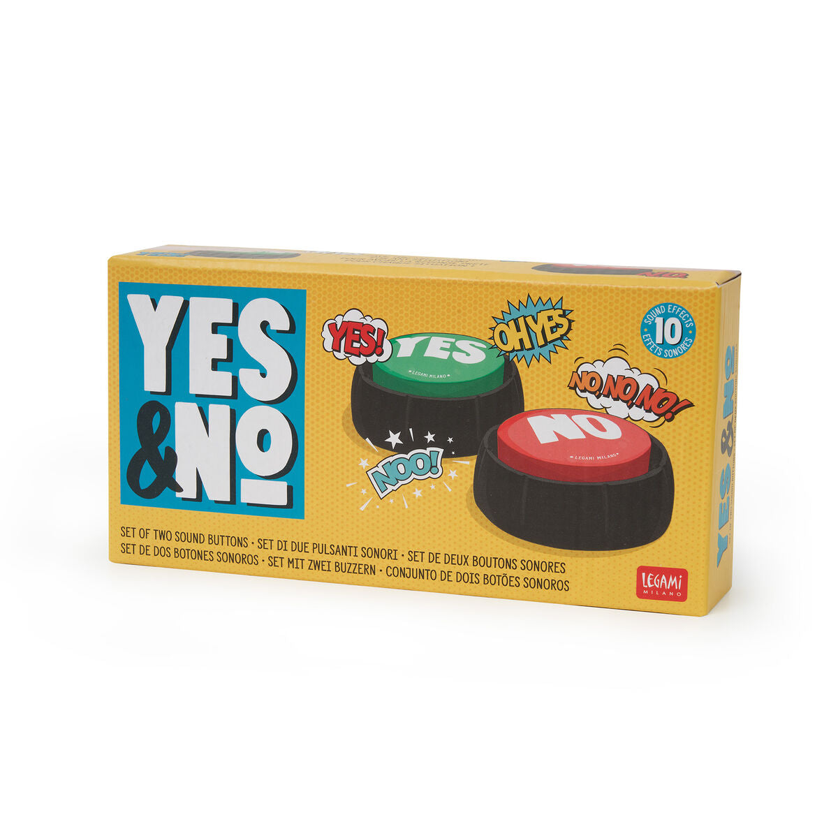 Gift | Legami Yes & No Set of two sound buttons by Weirs of Baggot St