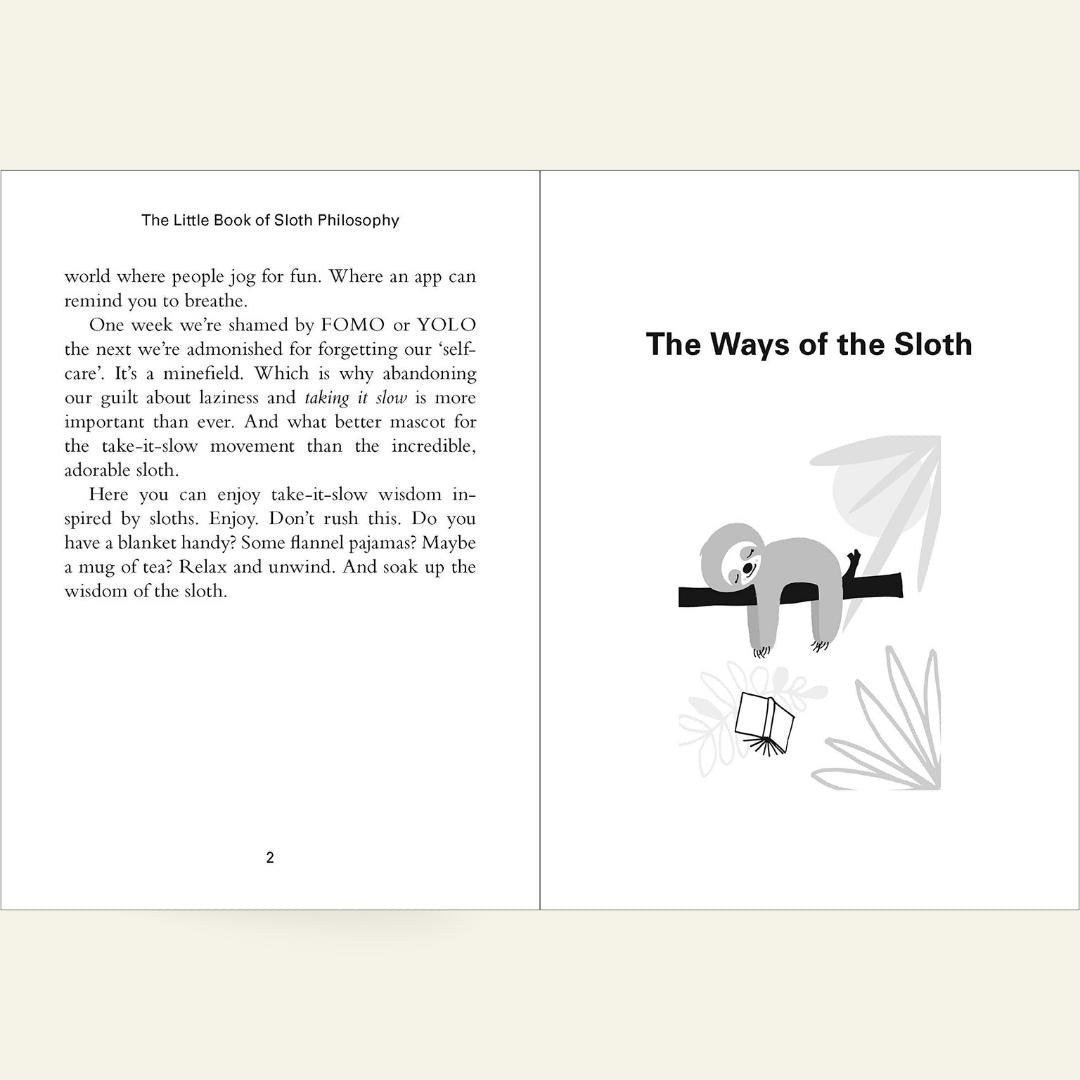 Little Book Of Sloth Philosophy - Jennifer McCartney - Brilliant Books by Weirs of Baggot Street