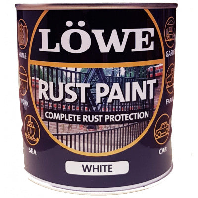 Paint & Decorating | Lowe Rust Paint Metal and Machinery - White 1L by Weirs of Baggot St