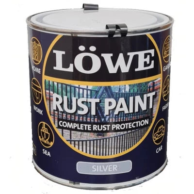Paint & Decorating | Lowe Rust Paint Metal and Machinery - Silver 1L by Weirs of Baggot St