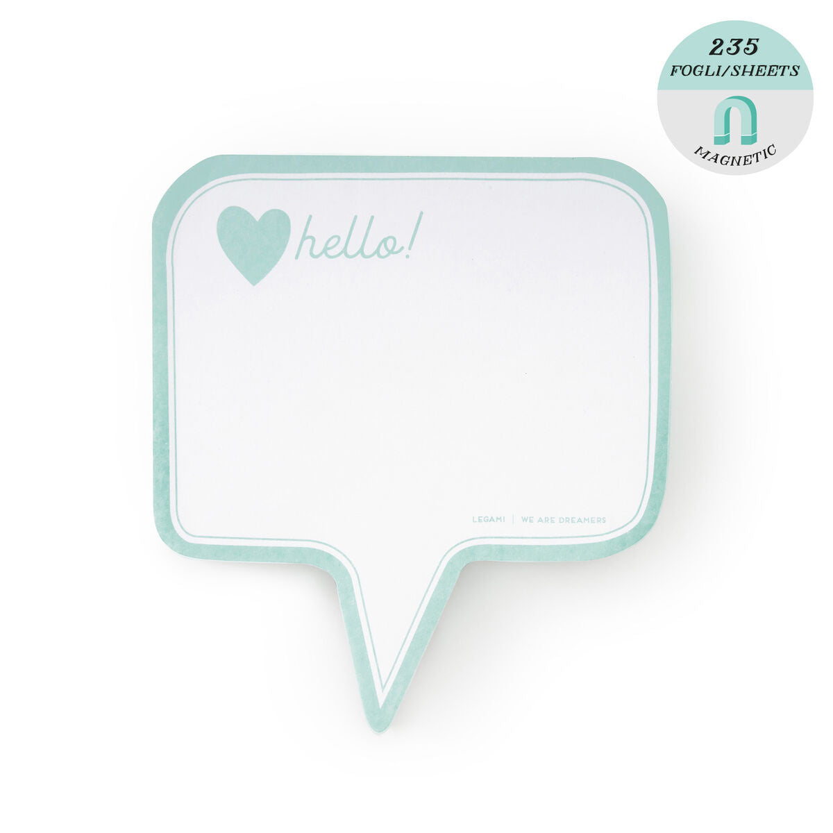 Fab Gifts | Legami Magnetic Notepad Hello by Weirs of Baggot Street