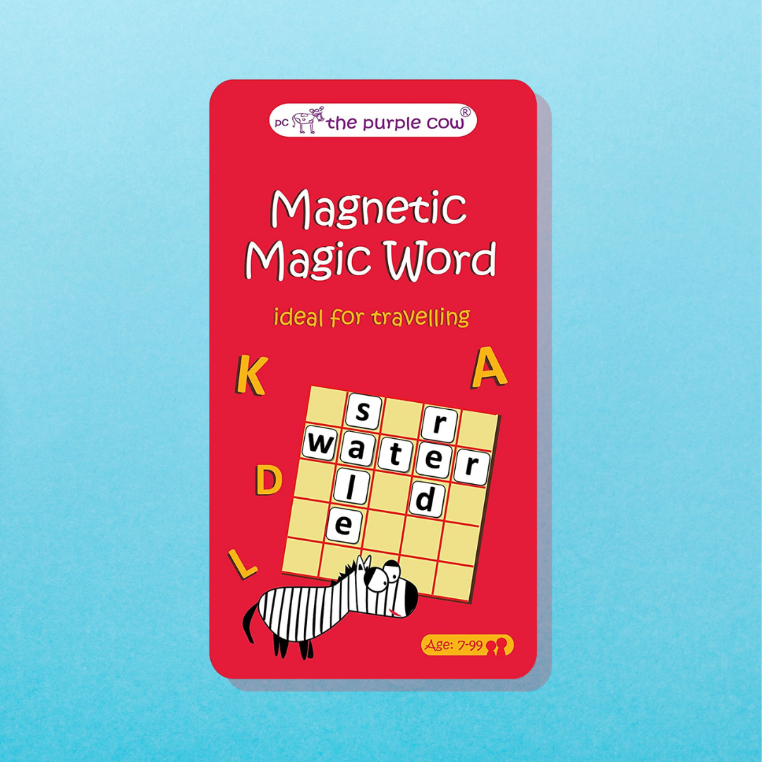 Magic Word Magnetic Travel Game Purple Cow Magnetic Games by Weirs of Baggot St