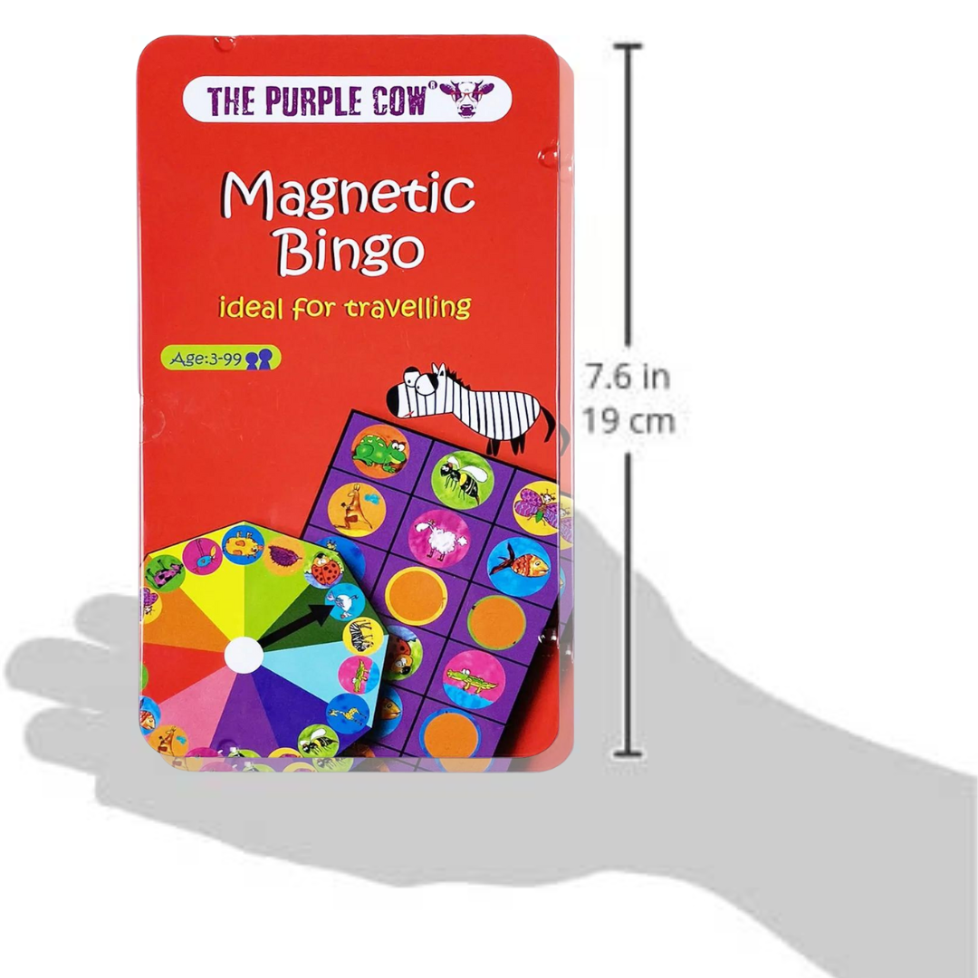 Magnetic Bingo Magnetic Travel Game Purple Cow Magnetic Games by Weirs of Baggot St