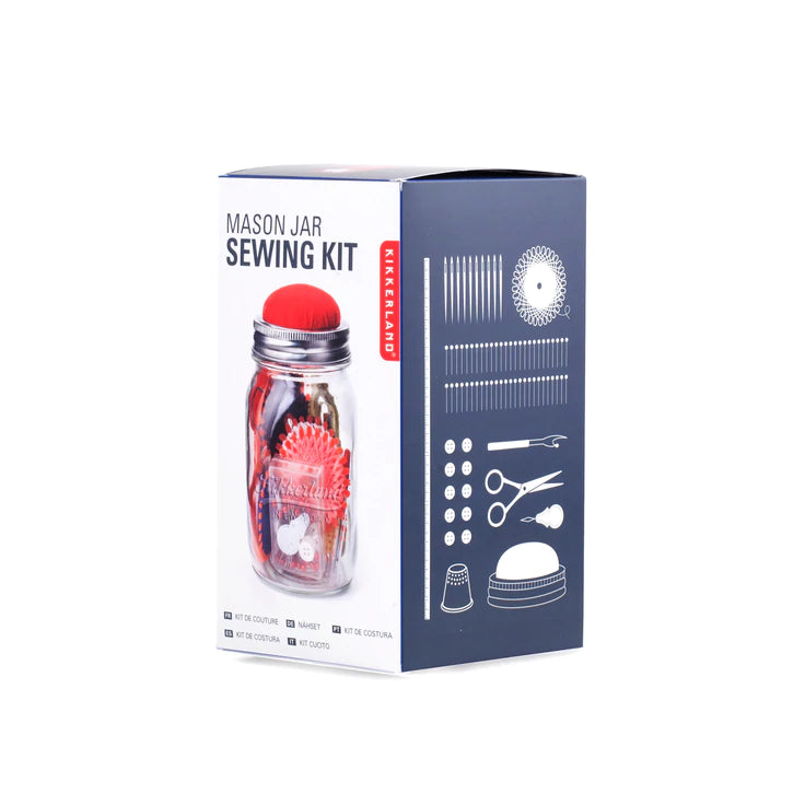 Fabulous Gifts | Kikkerland - Mason Jar Sewing Kit by Weirs of Baggot Street