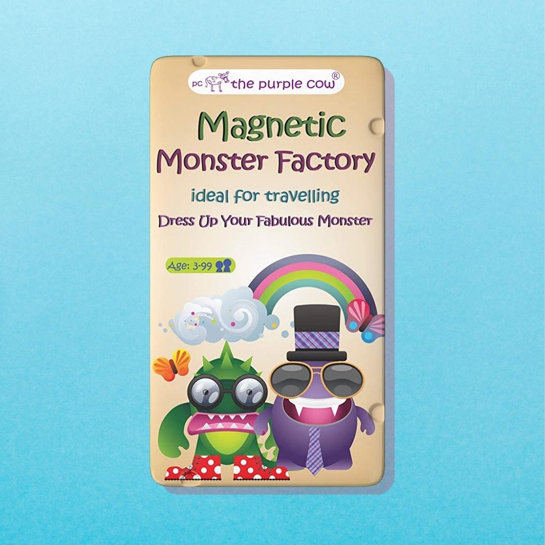 Monster Factory Magnetic Travel Game Purple Cow Magnetic Games by Weirs of Baggot St
