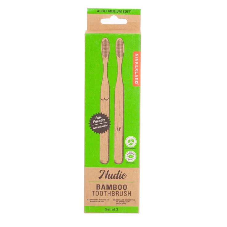 Fab Gifts | Kikkerland - Nudie Toothbrush Bamboo by Weirs of Baggot St
