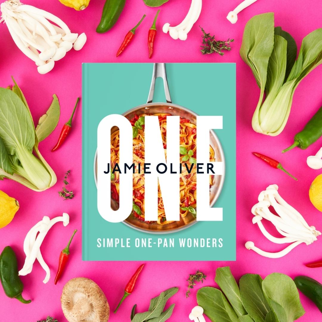 One: Simple One Pan Wonders - Jamie Oliver. Brilliant Books by Weirs of Baggot Street