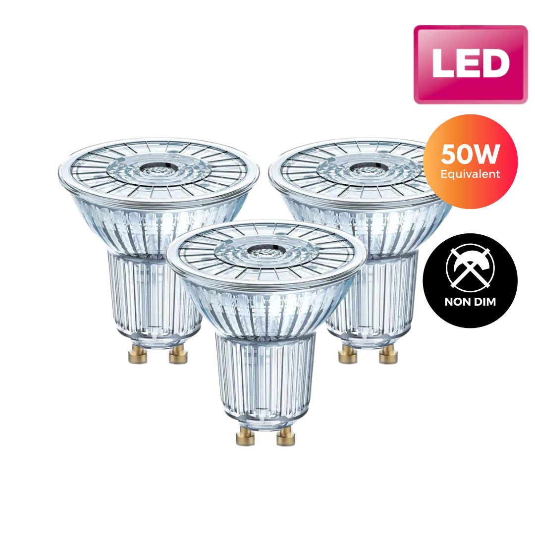 Osram LED Superstar Light Bulb - 50W (GU10) - 3 Pack