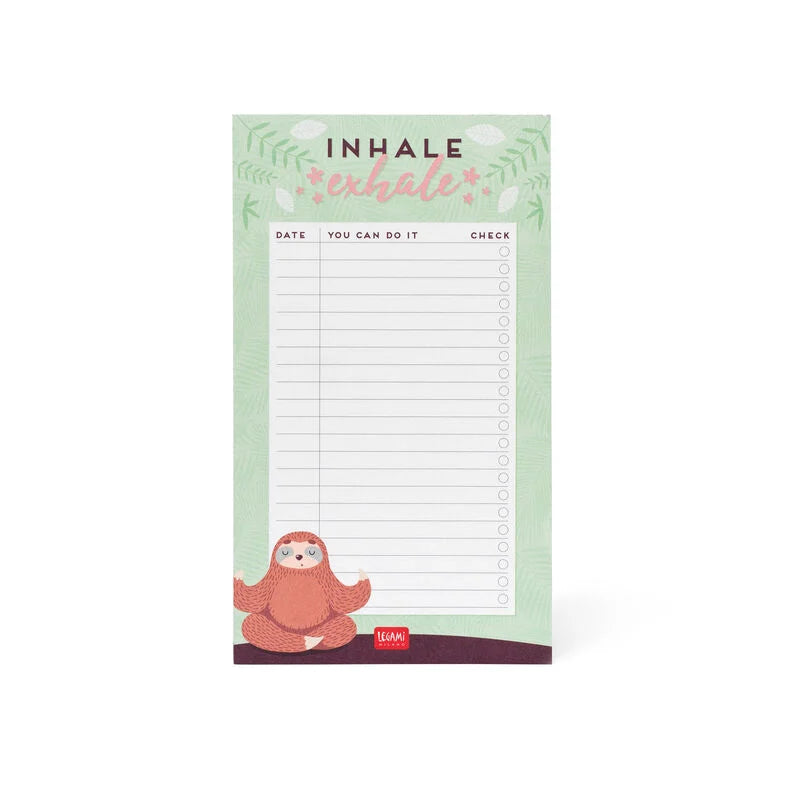 Fab Gifts | Legami Paper Thoughts Notepad Sloth by Weirs of Baggot Street