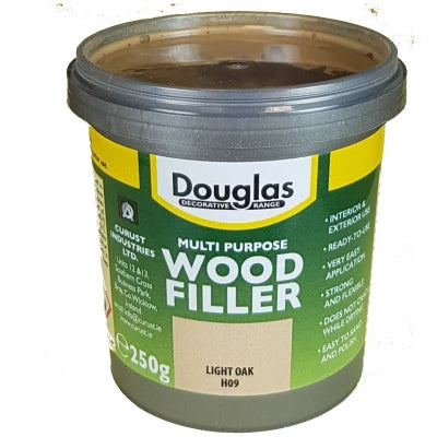 Paint & Decorating | Douglas Multi Purpose Wood Filler - Light Oak 250g  by Weirs of Baggot St