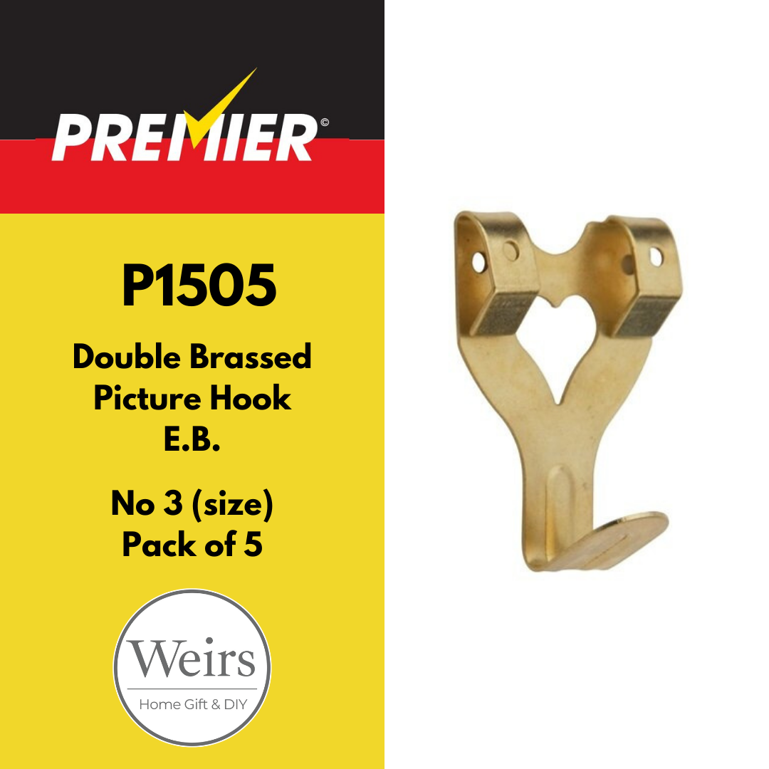 General Hardware | Premier Picture Hook Brass by Weirs of Baggot St
