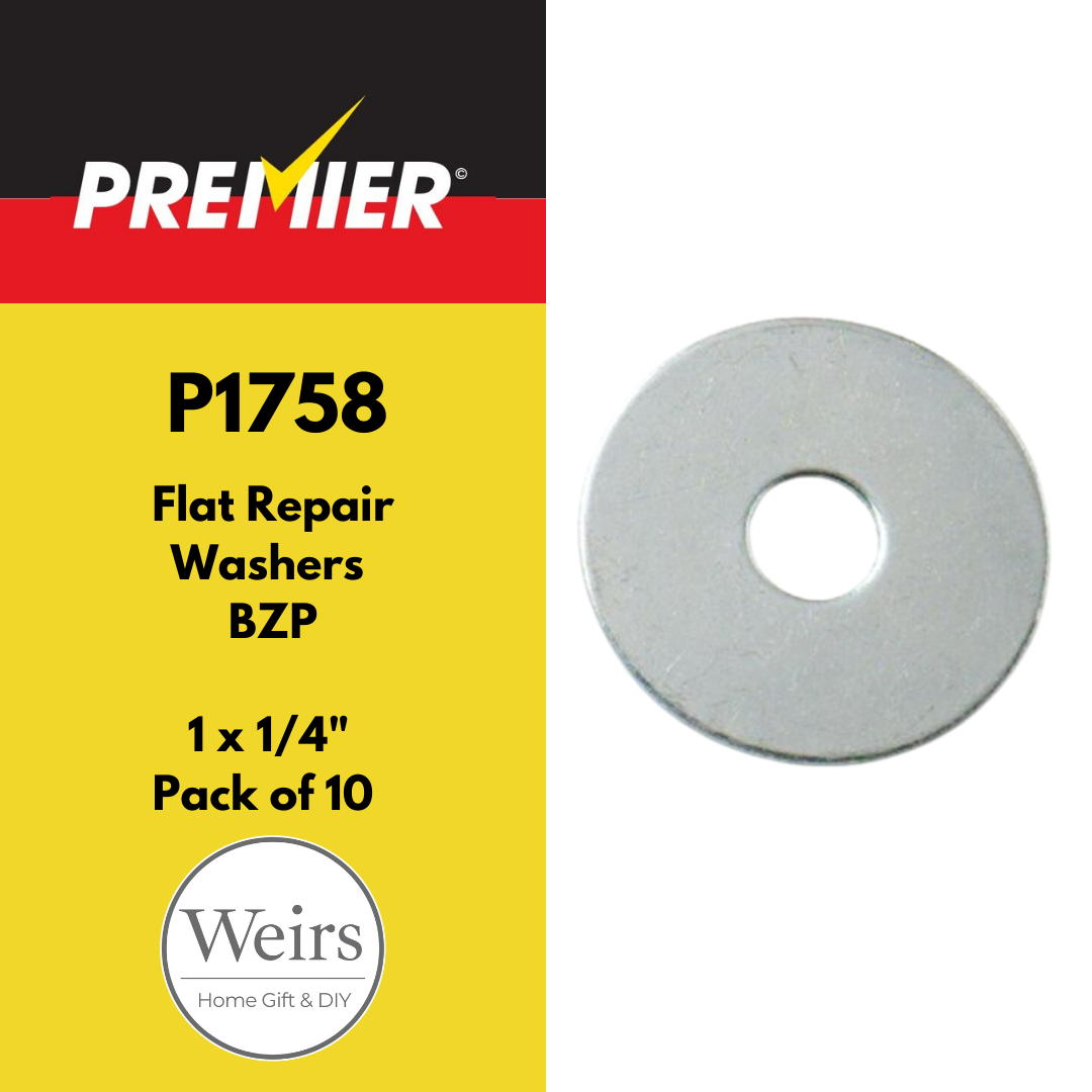 Nuts & Bolts | Premier Flat Repair Washers by Weirs of Baggot St