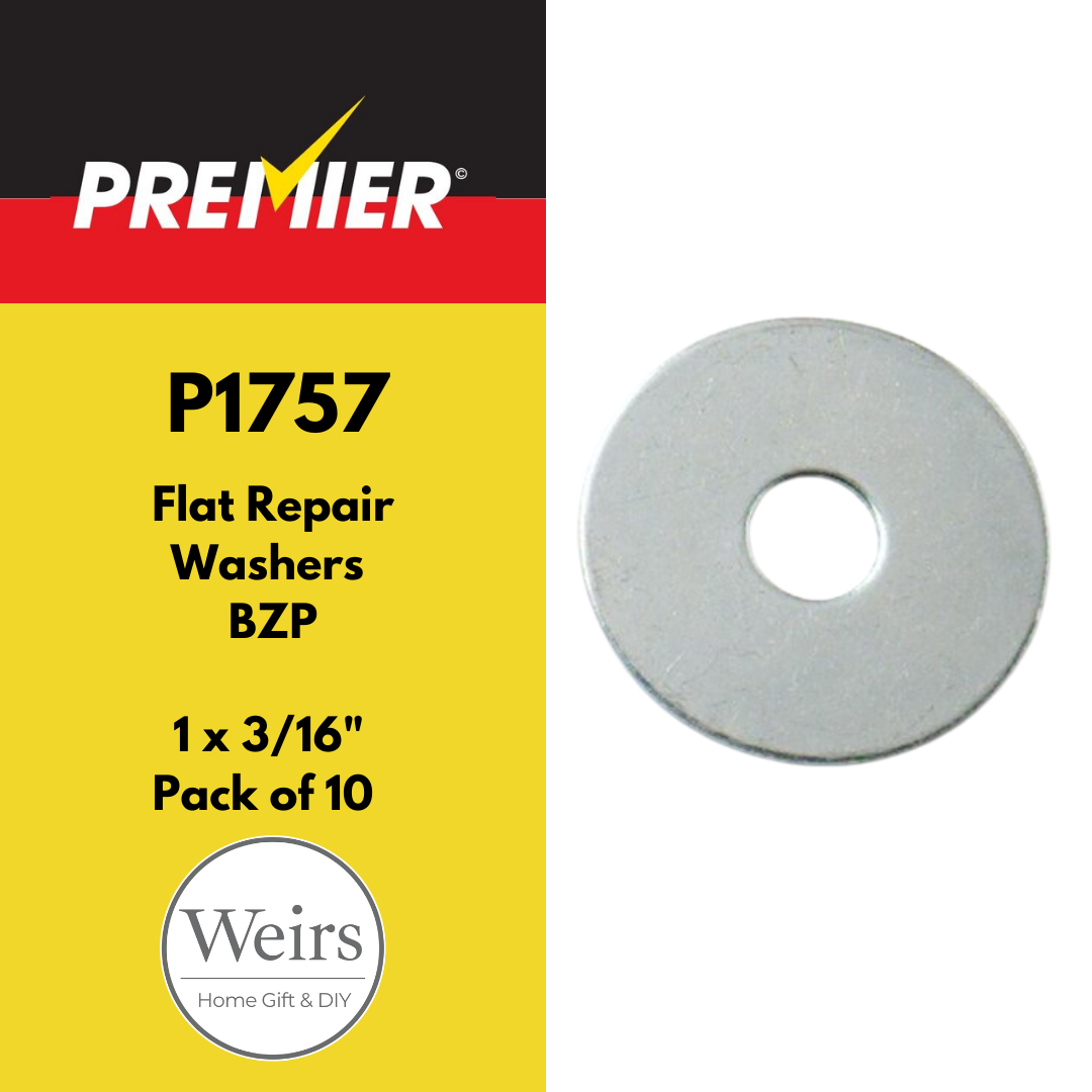 Nuts & Bolts | Premier Flat Repair Washers by Weirs of Baggot St