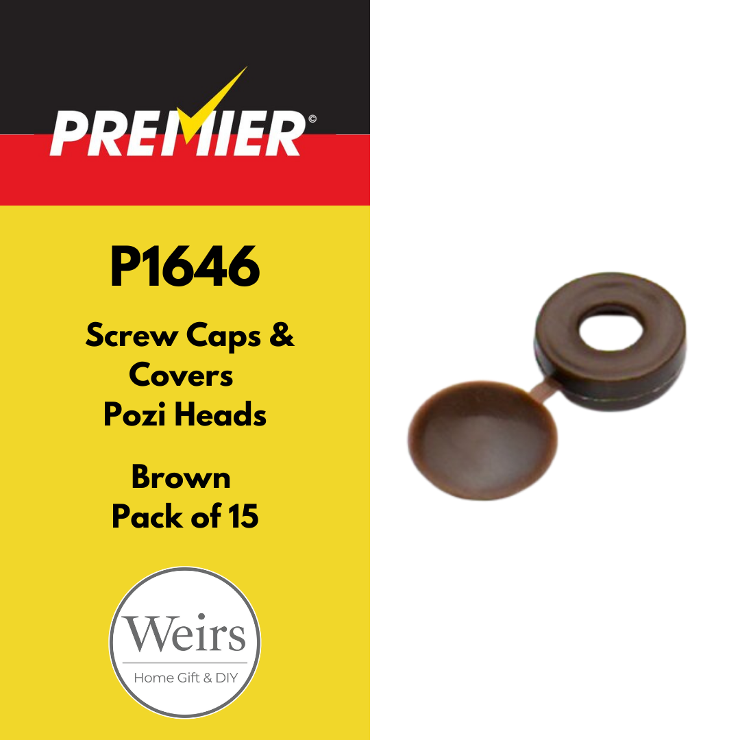 Screws| Premier Screw Caps & Covers Pozi Head by Weirs of Baggot St