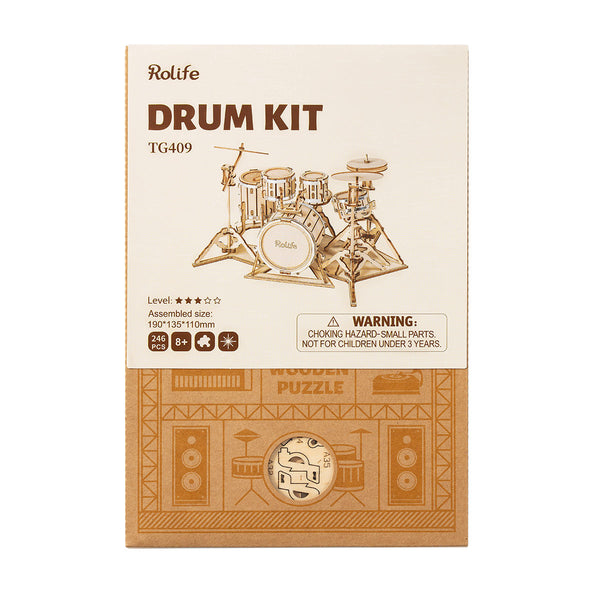 Robotime Drum Kit | Gifts for Him by Weirs of Baggot St
