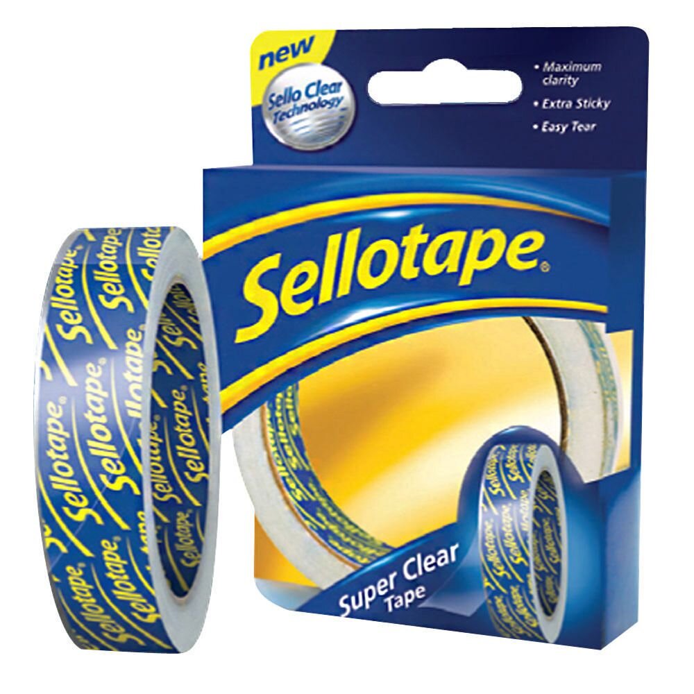 Sellotape 18mm x 66m Clear