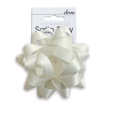 Giftwrap & Bags | Silk Bow - Ivory by Weirs of Baggot St