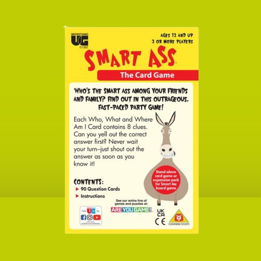 Smart Ass Card Game University Games by Weirs of Baggot Street