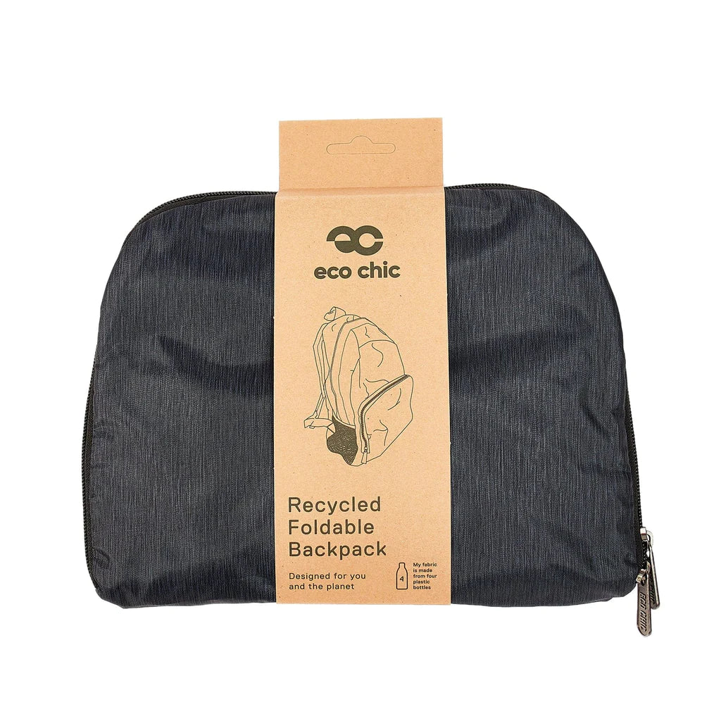 Sustainable Living | Eco Chic Black Backpack by Weirs of Baggot Street