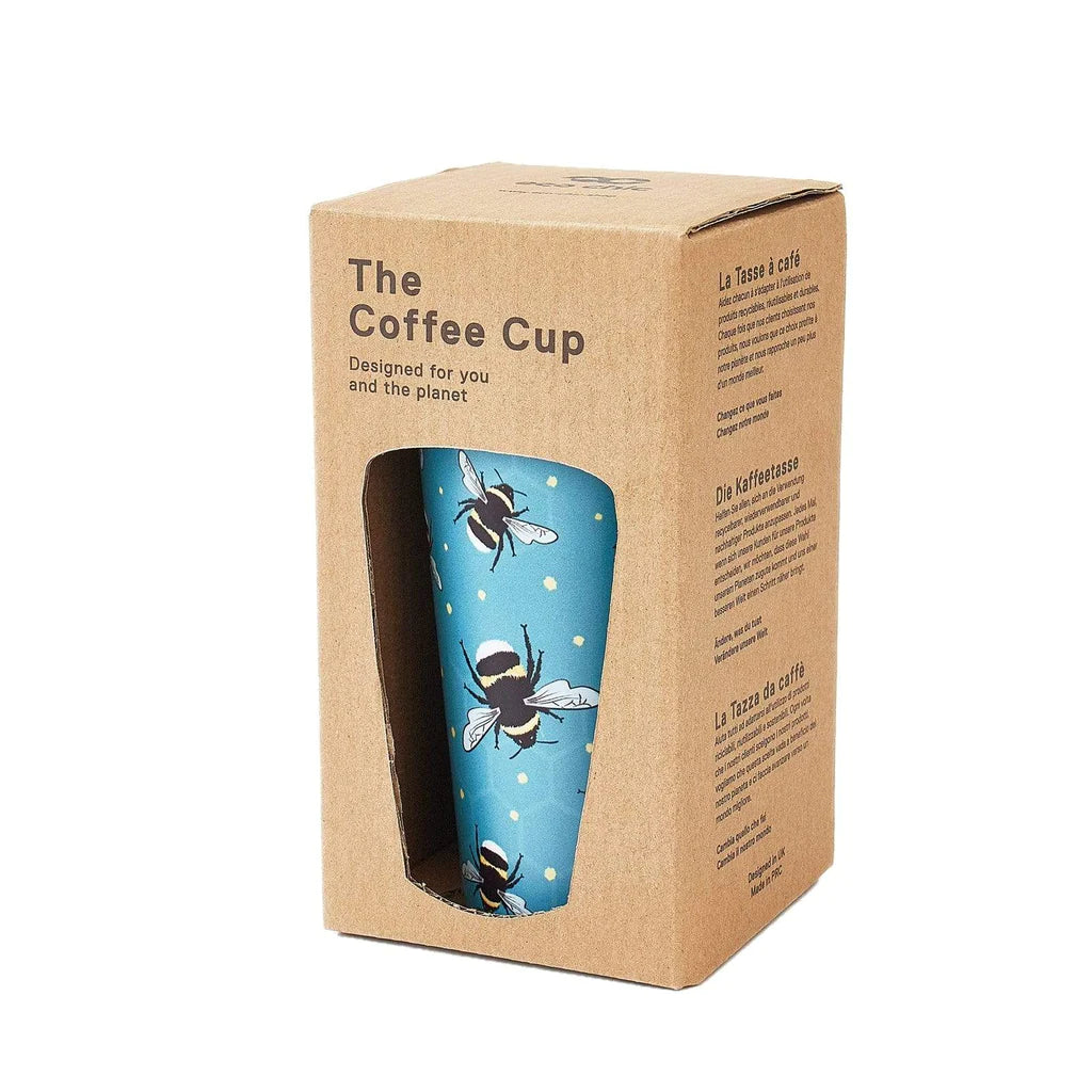 Sustainable Living | Eco Chic Blue Bumble Bee Thermal Coffee Cup by Weirs of Baggot Street