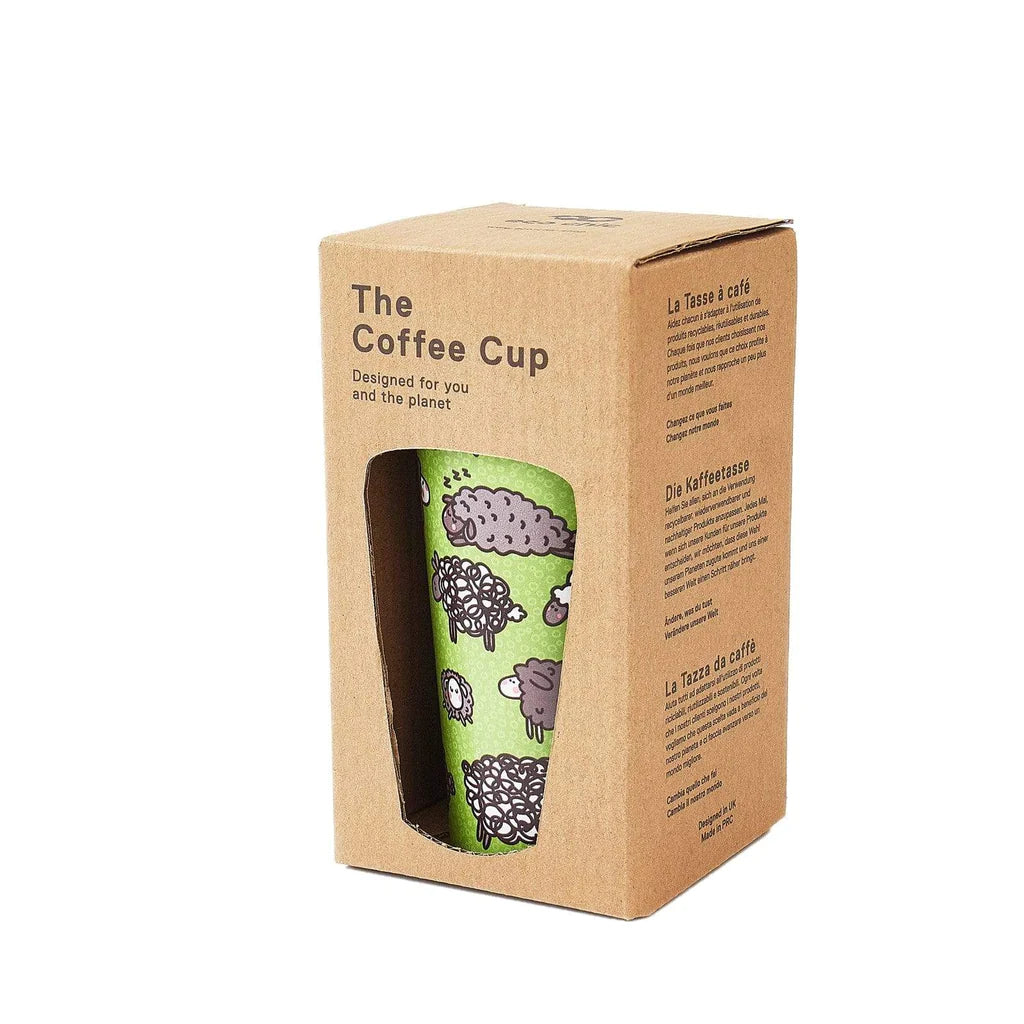 Sustainable Living | Eco Chic Green Cute Sheep Thermal Coffee Cup by Weirs of Baggot Street
