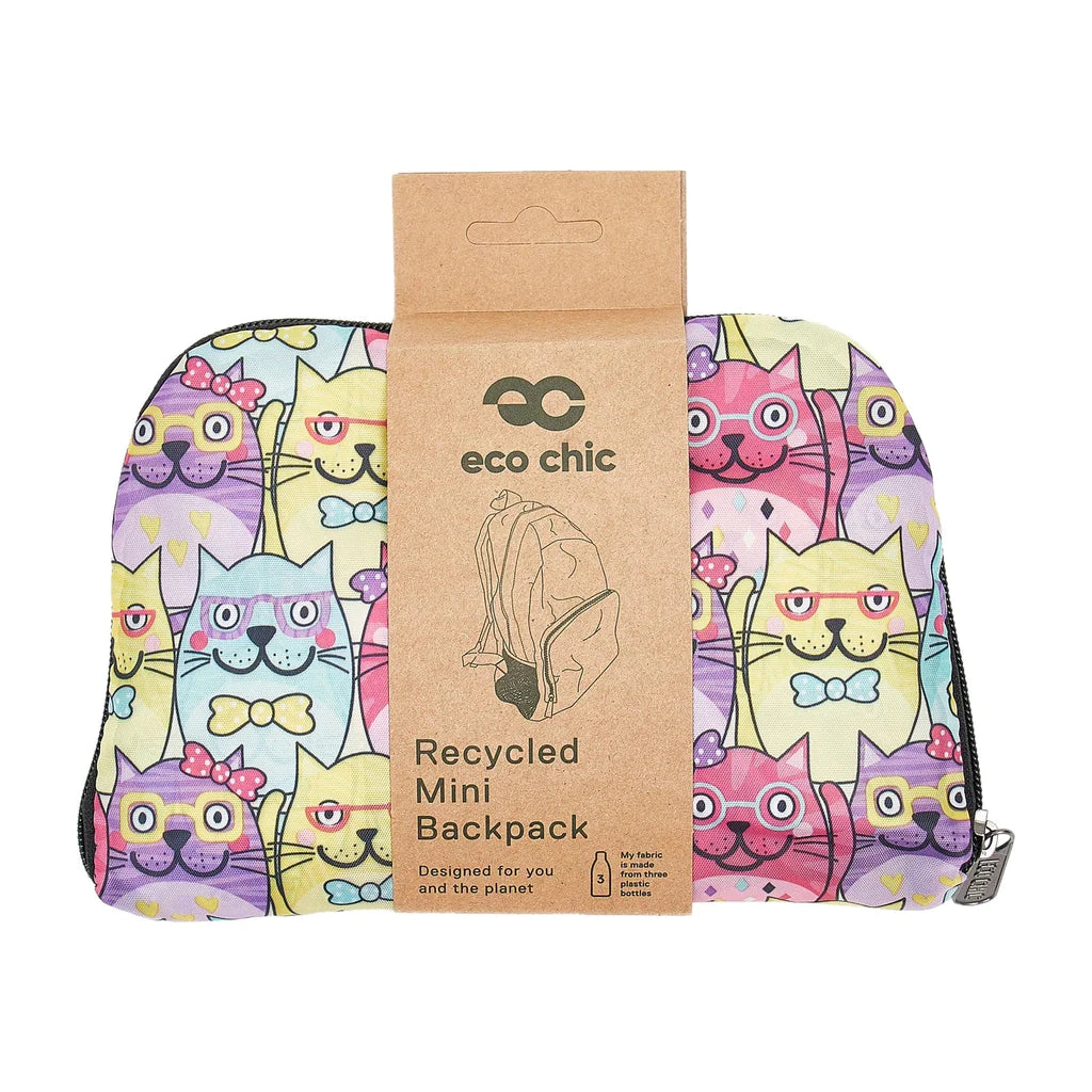 Sustainable Living | Eco Chic B58 Multiple Glasses Cat Backpack by Weirs of Baggot Street