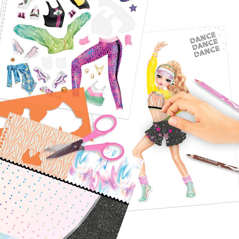 Bubs & Kids | TOPModel DANCE Colouring Book by Weirs of Baggot Street