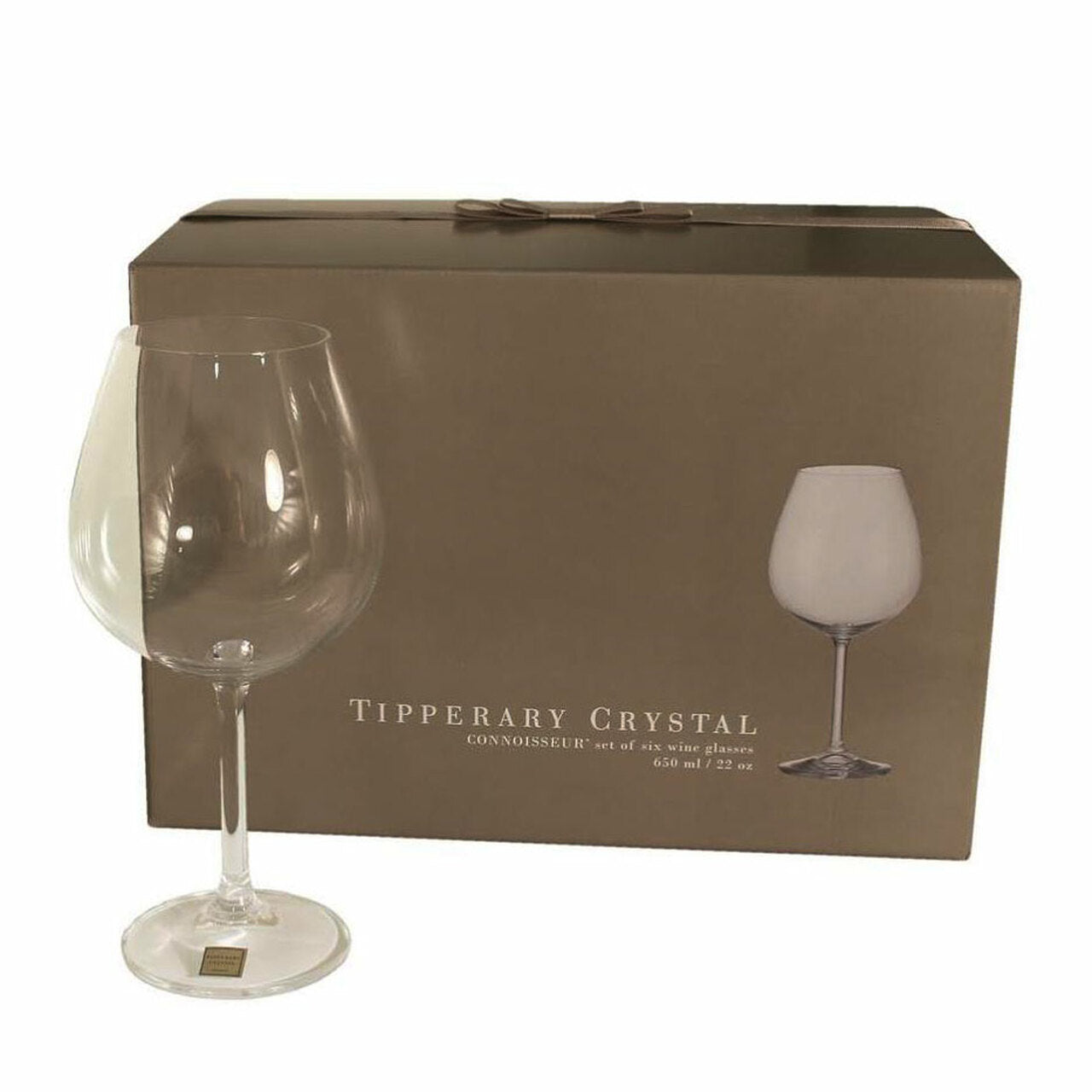 Tipperary Crystal Connoisseur Set of 6 Red Wine 650mL