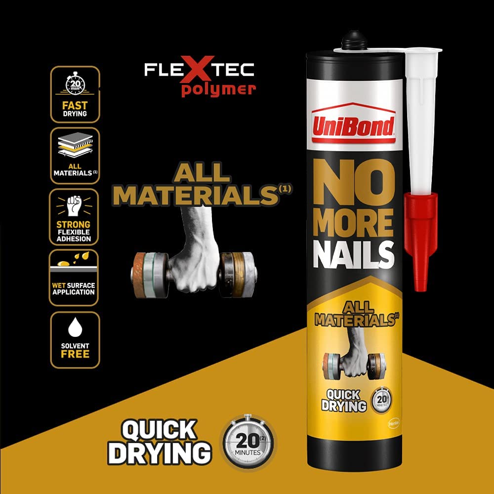 Adhesives | UniBond No More Nails All Materials Quick Drying by Weirs of Baggot St
