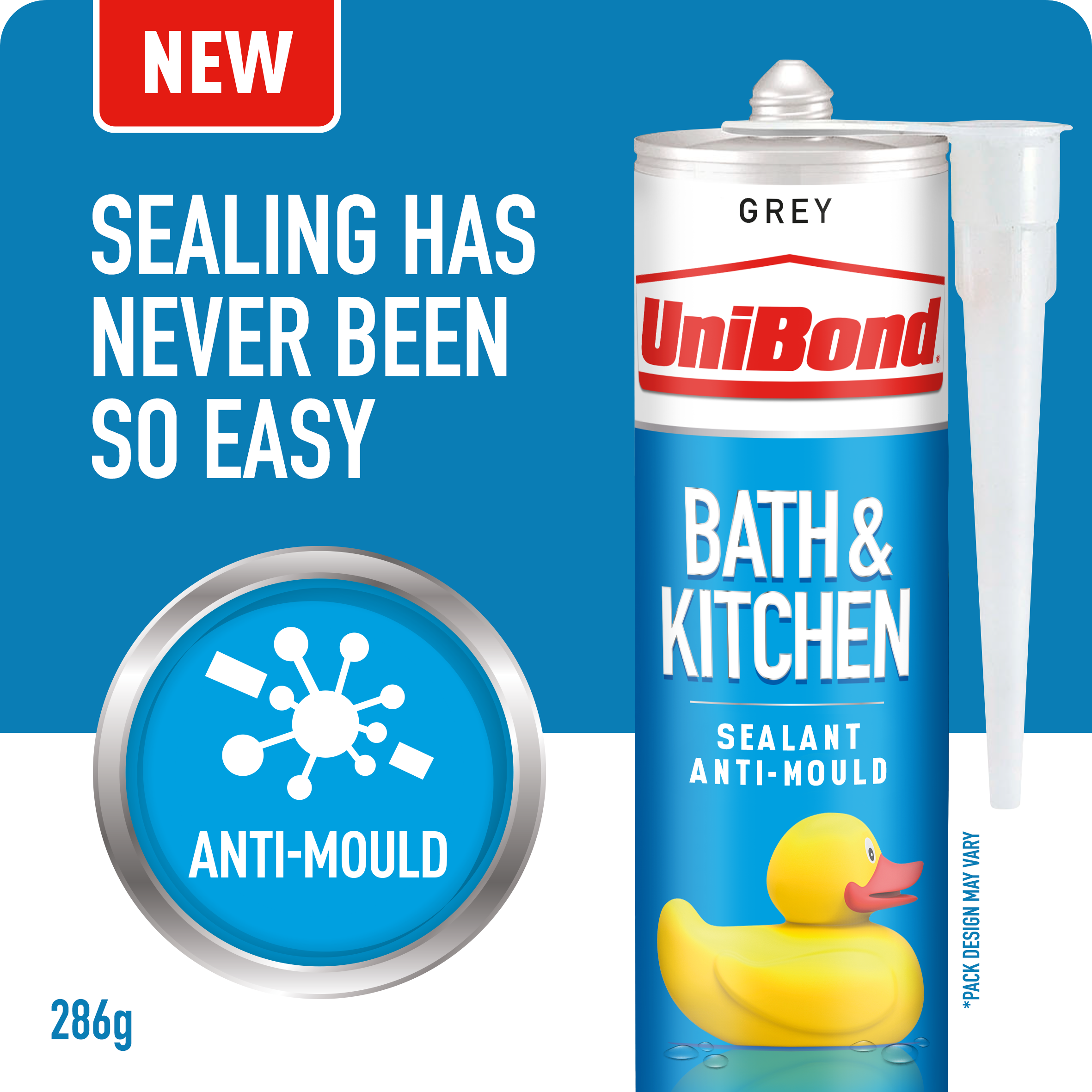 Adhesives | Unibond Bath & Kitchen Grey 286g by Weirs of Baggot St
