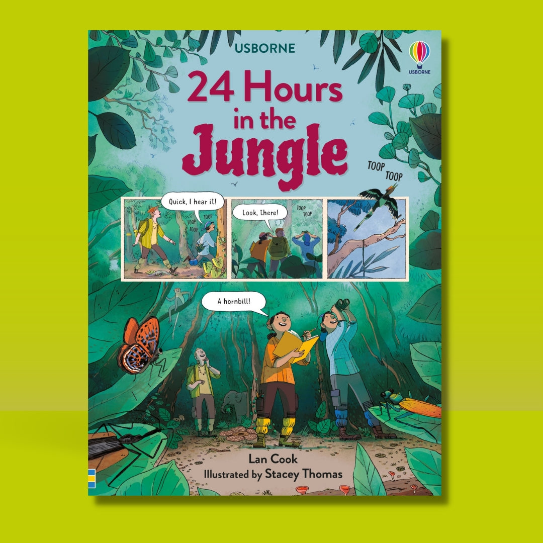 Usborne 24 Hours in the Jungle - Little Bookworms by Weirs of Baggot Street